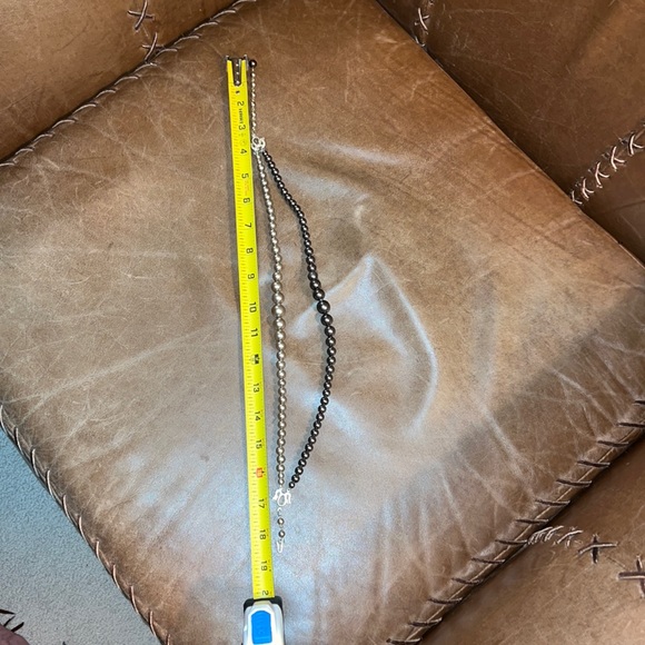 Vintage Japan Two Row Faux Pearl Necklace Graduated Faux Pearls Adjustable - Picture 12 of 15